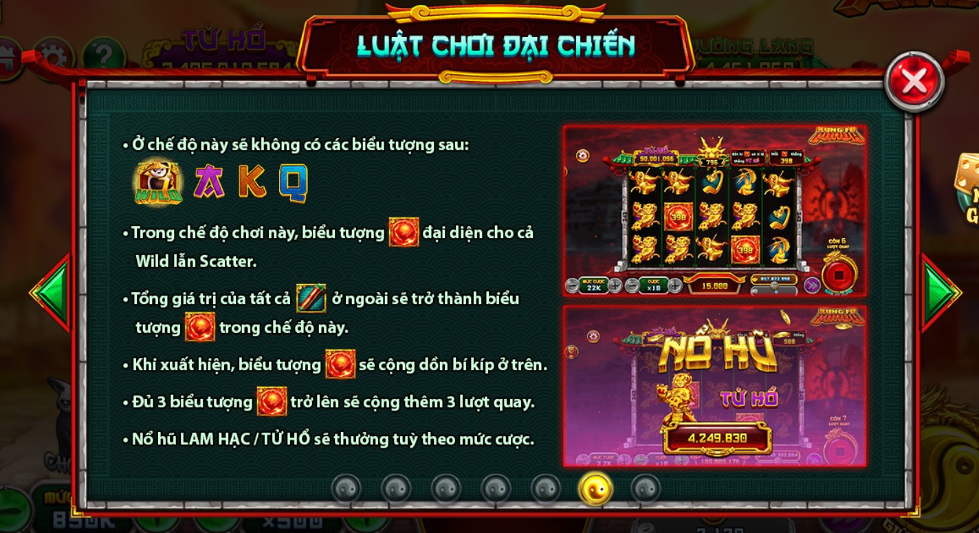 Game nổ hũ KungFu Panda tại iWin Club